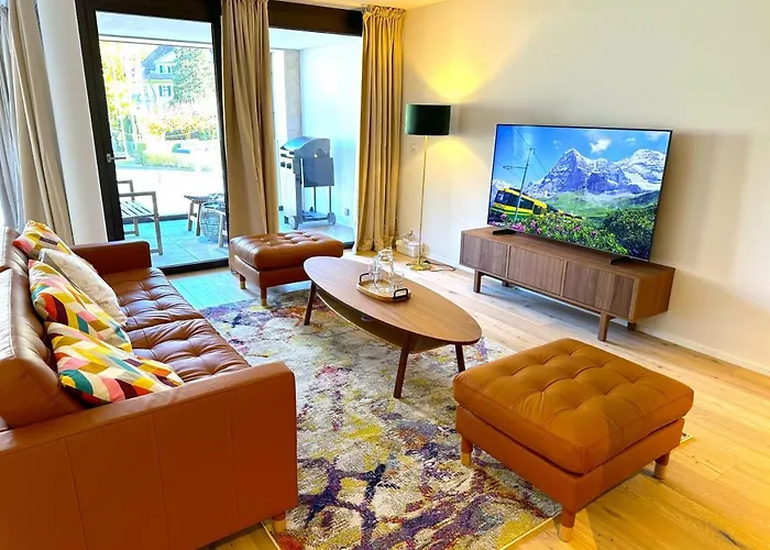 Swisshut Modern 5min West Station - Apart. Rugen 1 Interlaken